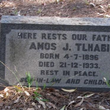 TLHABI Amos J. 1896-1933