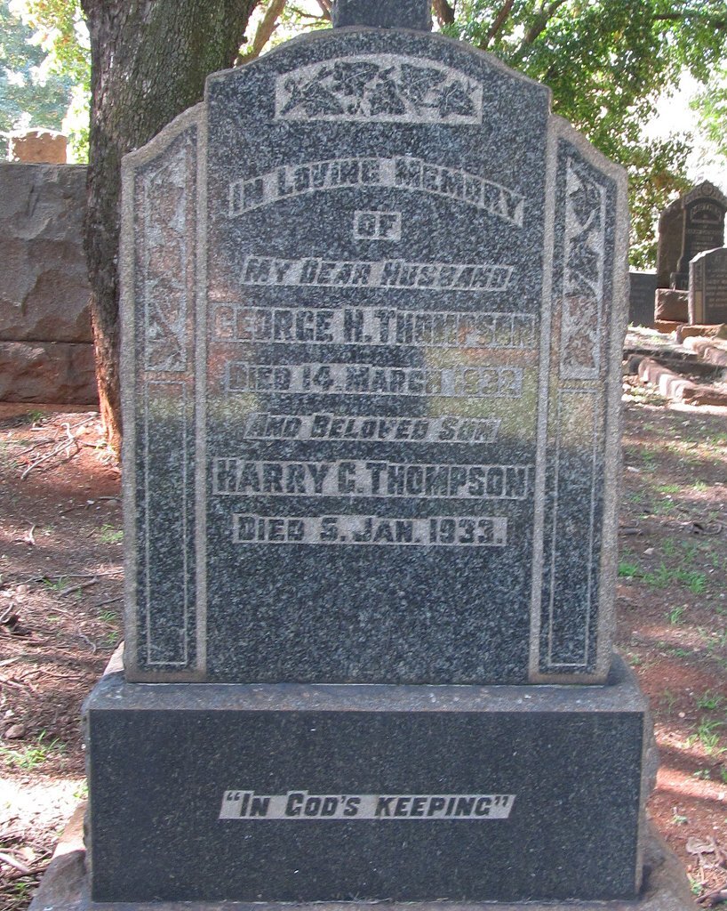 THOMPSON George H. -1932 :: THOMPSON Harry G. -1933