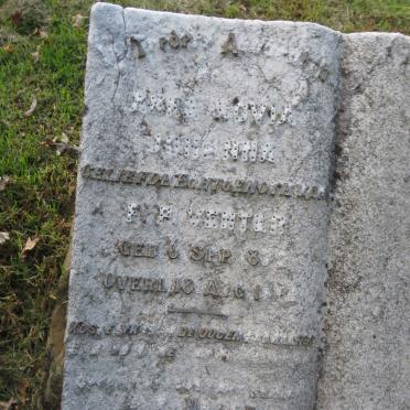 VENTER Anna Sovia Johanna 187?-1912