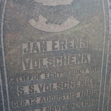 VOLSCHENK Jan Erens 1889-1918
