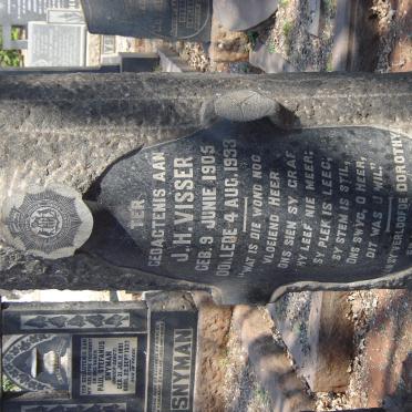 VISSER J. H. 1905-1933