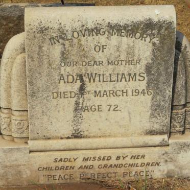 WILLIAMS Ada -1946