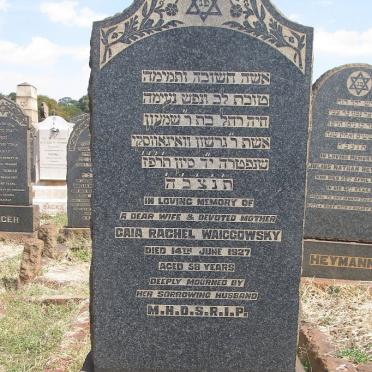 WAIGGOWSKY Caia Rachel -1927