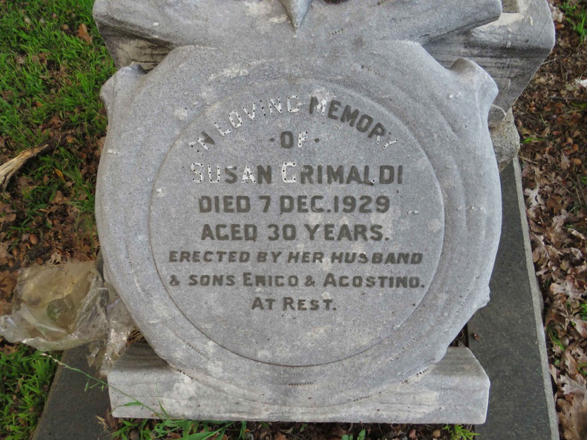 GRIMALDI Susan -1929