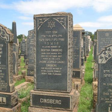 GINSBERG Bertha 1877-1937