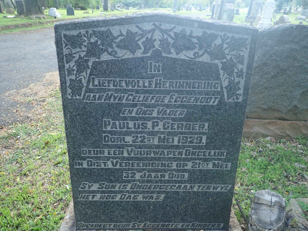 GERBER Paulus P. -1929