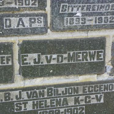 MERWE E.J., v.d.