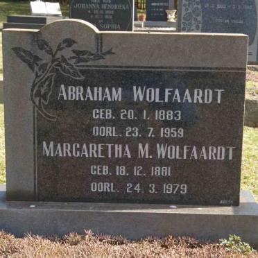 WOLFAARDT Abraham 1883-1956 &amp; Margaretha M. 1881-1979