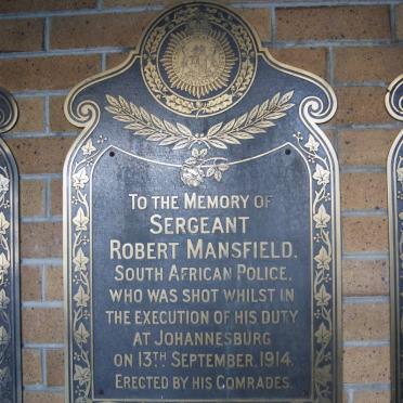 MANSFIELD Robert -1914
