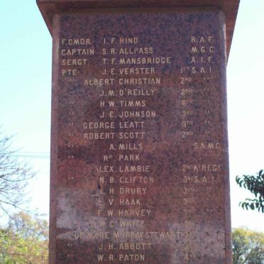 Kensington War Memorial 3