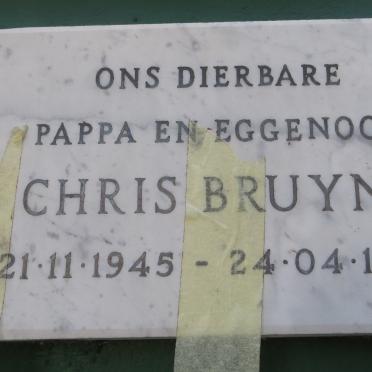 BRUYNS Chris 1945-1999