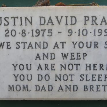 PRAWDE Justin David 1975-1990