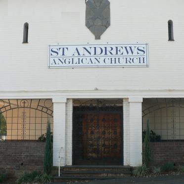 Gauteng, JOHANNESBURG, Kensington, St Andrews Anglican church, Memorial Wall