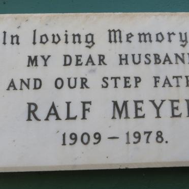 MEYER Ralf 1909-1978