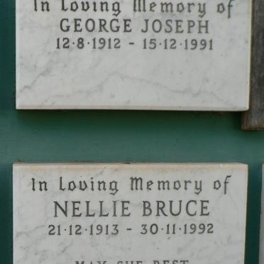 FREEME George Joseph 1912-1991 :: BRUCE Nellie 1913-1992