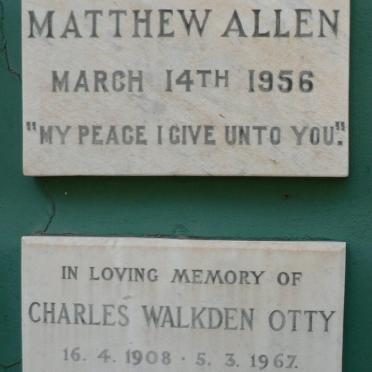 ALLEN Matthew -1956 :: OTTY Charles Walkden 1908-1967