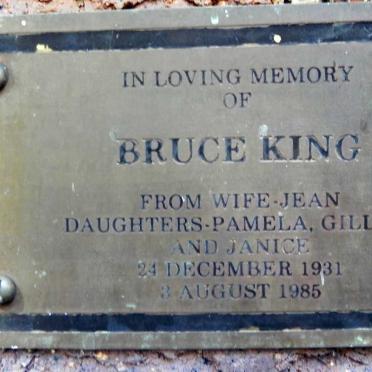 KING Bruce 1931-1985