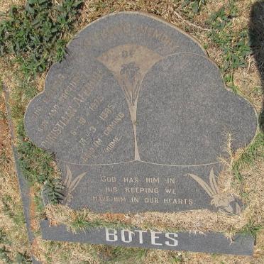 BOTES Christiaan Aledore 1975-1985