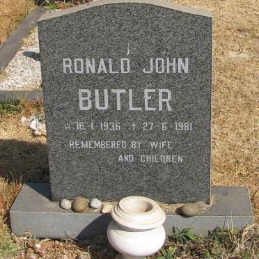 BUTLER Ronald John 1936-1981