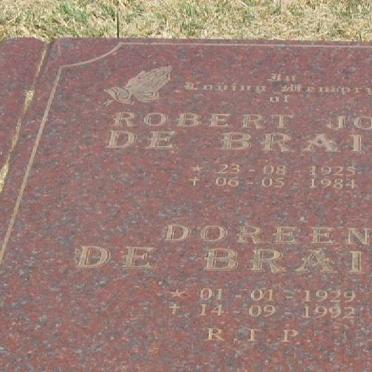 BRAINE Robert John, de 1925-1984 &amp; Doreen 1929-1992
