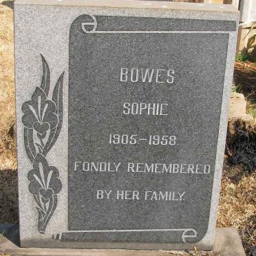 BOWES Sophie 1905-1958
