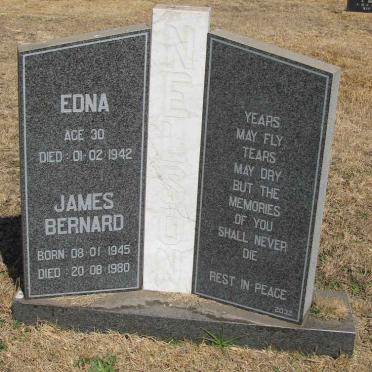BERNARD James 1945-1980 &amp; Edna -1942