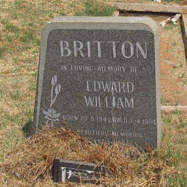 BRITTON Edward William 1943-1984