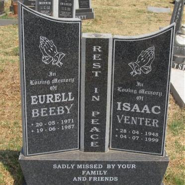 BEEBY Eurell 1971-1987 :: VENTER Isaac 1948-1999
