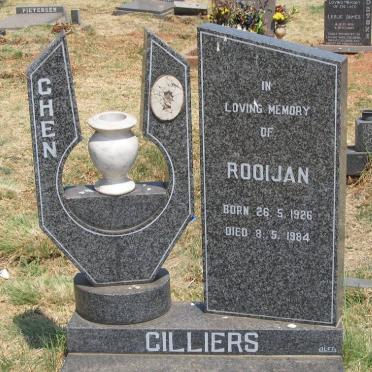 CILLIERS Rooijan 1926-1984
