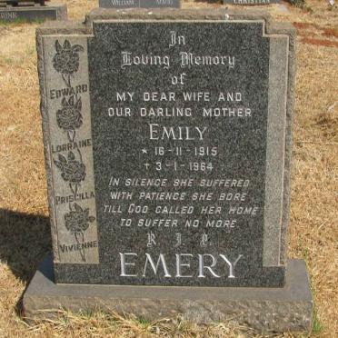 EMERY Emily 1915-1964
