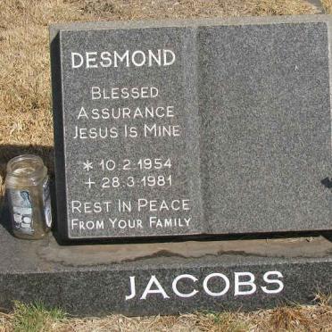 JACOBS Desmond 1954-1981