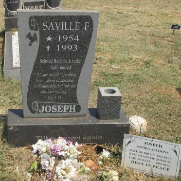 JOSEPH Saville F. 1954-1993 :: JOSEPH Sophia Aploona 1922-2010