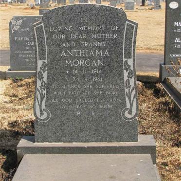 MORGAN Anthony 1913-1990 &amp; Anthiama 1914-1961