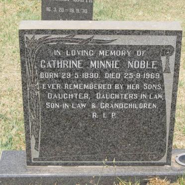 NOBLE Cathrine Minnie 1890-1969
