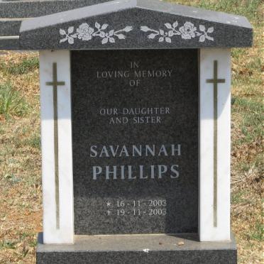 PHILLIPS Savannah 2003-2003