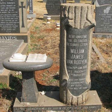 ROOYEN William James, van 1938-1967