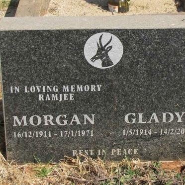 RAMJEE Morgan 1911-1971 &amp; Gladys 1914-2002