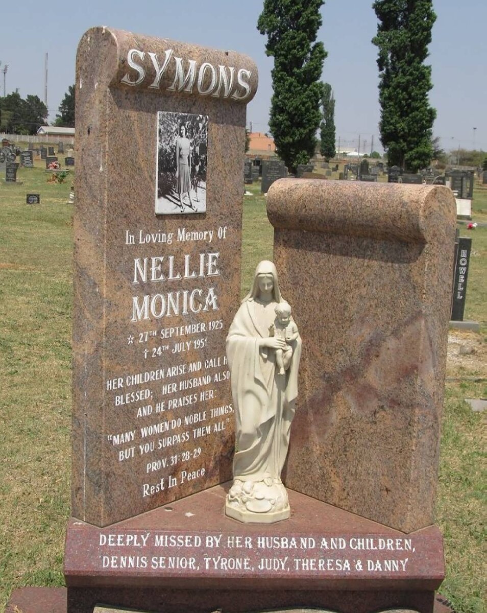 SYMONS Nellie Monica 1925-1951