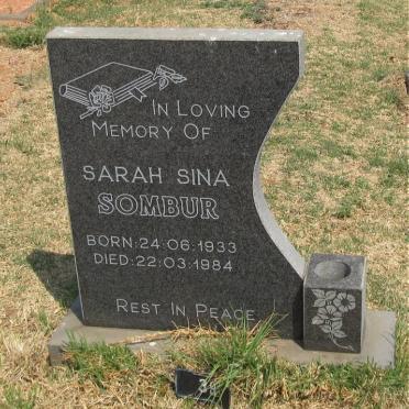 SOMBUR Sarah Sina 1933-1984