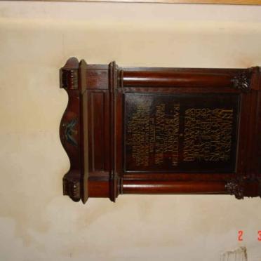 Gauteng, JOHANNESBURG, Parktown, Plaques at Tvl Scottish Museum