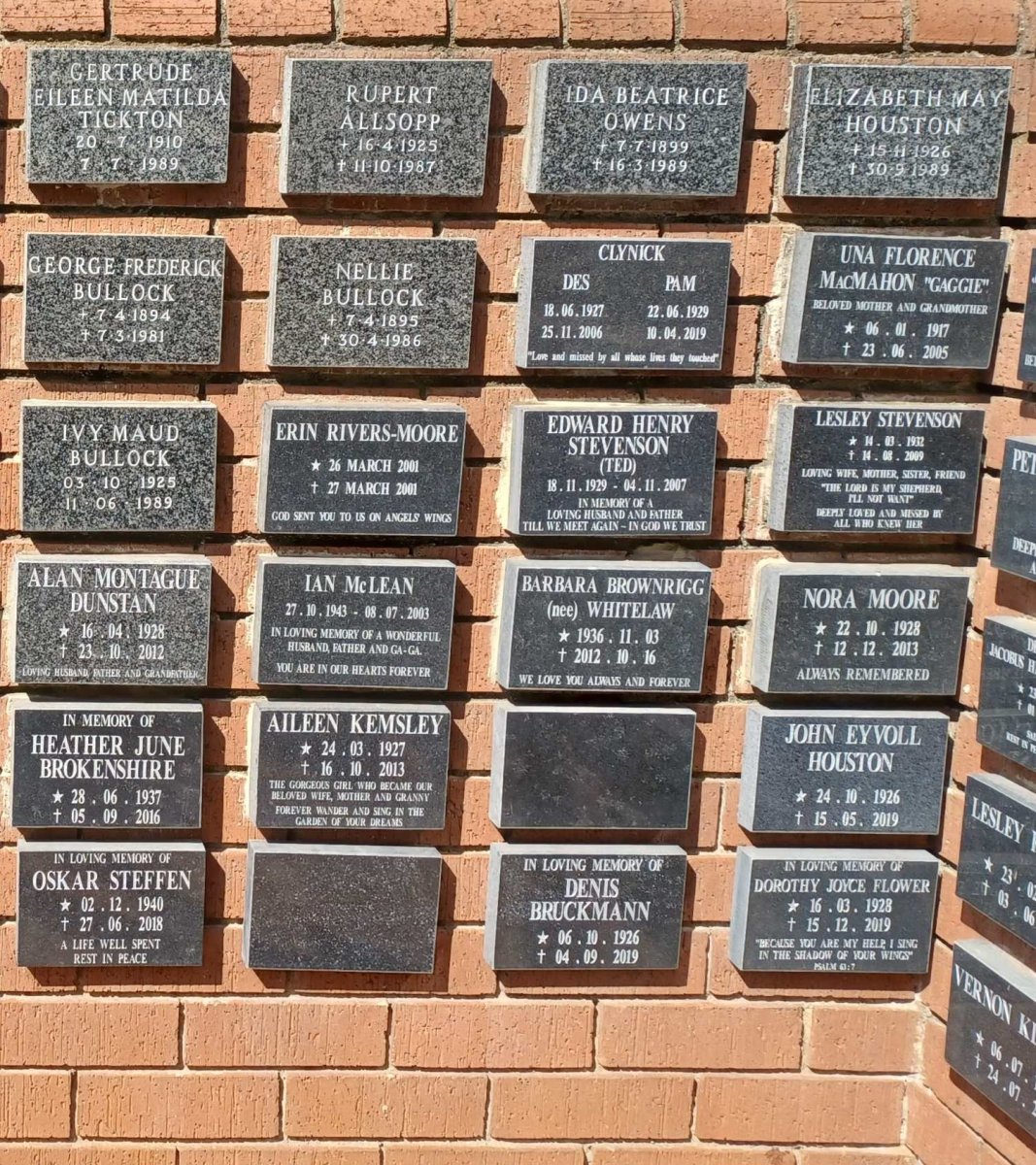 02. Memorial Wall