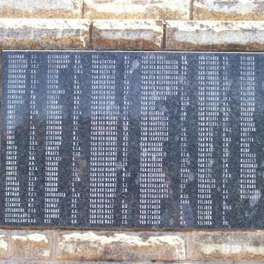 11. Memorial plaque of names of persons who died in the Concentration camp