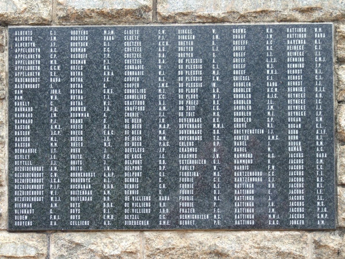 09. Memorial plaque of names of persons who died in the Concentration camp