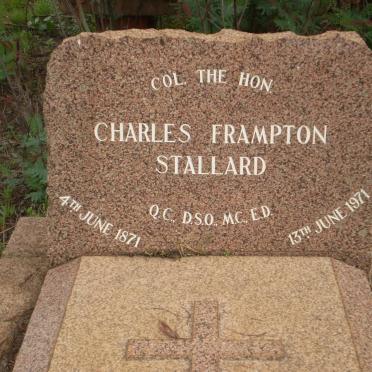 STALLARD Charles Frampton 1871-1971