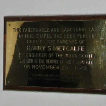 METCALFE Harry S. -1942