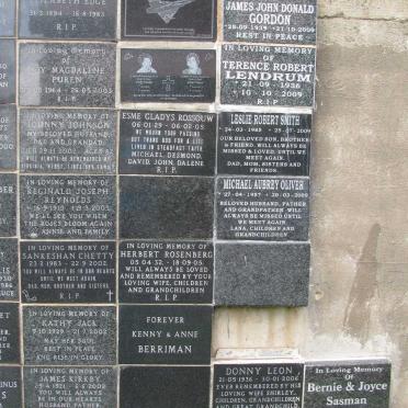 7. Memorial wall 