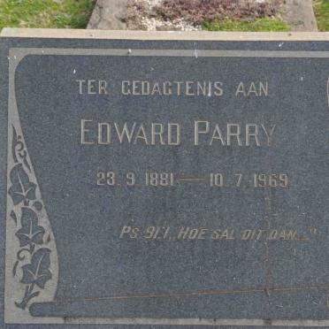 PARRY Edward 1881-1969