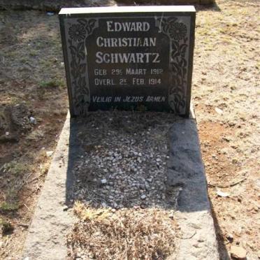 SCHWARTZ Edward Christiaan 1912-1914