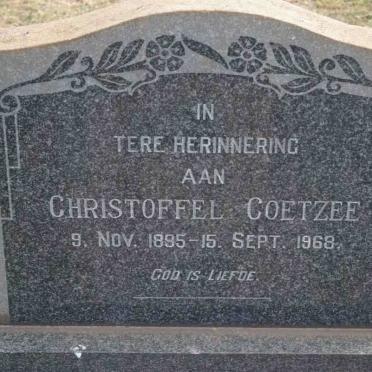 COETZEE Christoffel 1895-1968