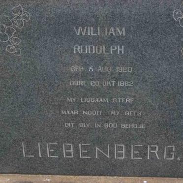 LIEBENBERG William Rudolph 1820-1862